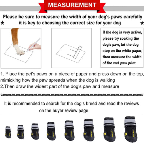 Dog Snow Boots & Paw Protectors for Winter