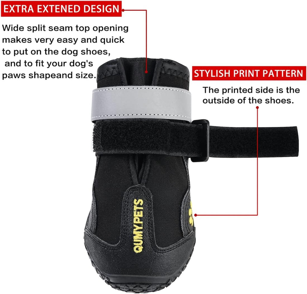 Dog Snow Boots & Paw Protectors for Winter