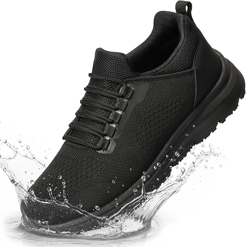 Work Shoes for Men Breathable Chef Shoes
