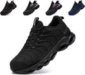 Lightweight Wide Steel Toe Shoes for Men Women