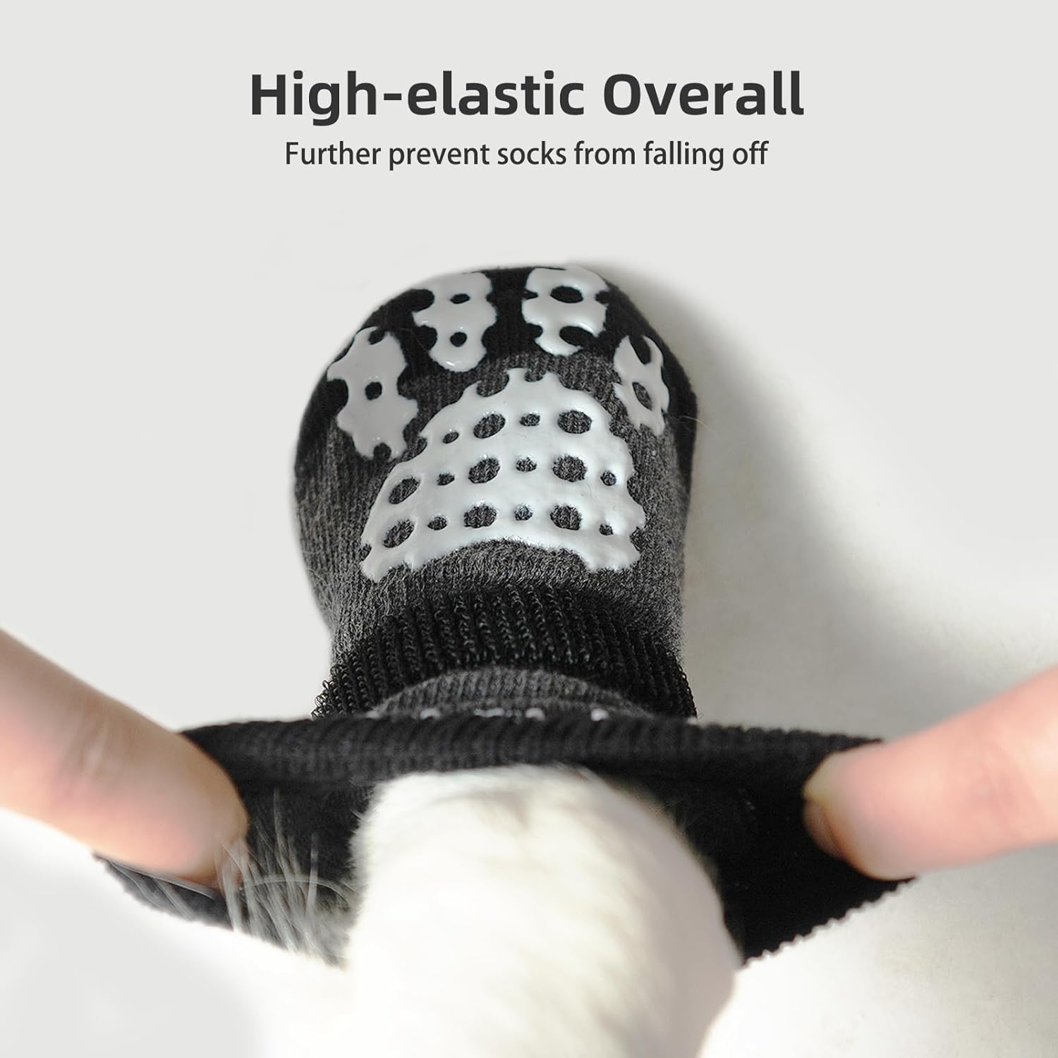Anti-Slip Dog Socks with Double Sides Grips