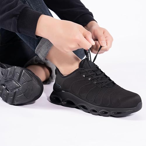 Lightweight Wide Steel Toe Shoes for Men Women