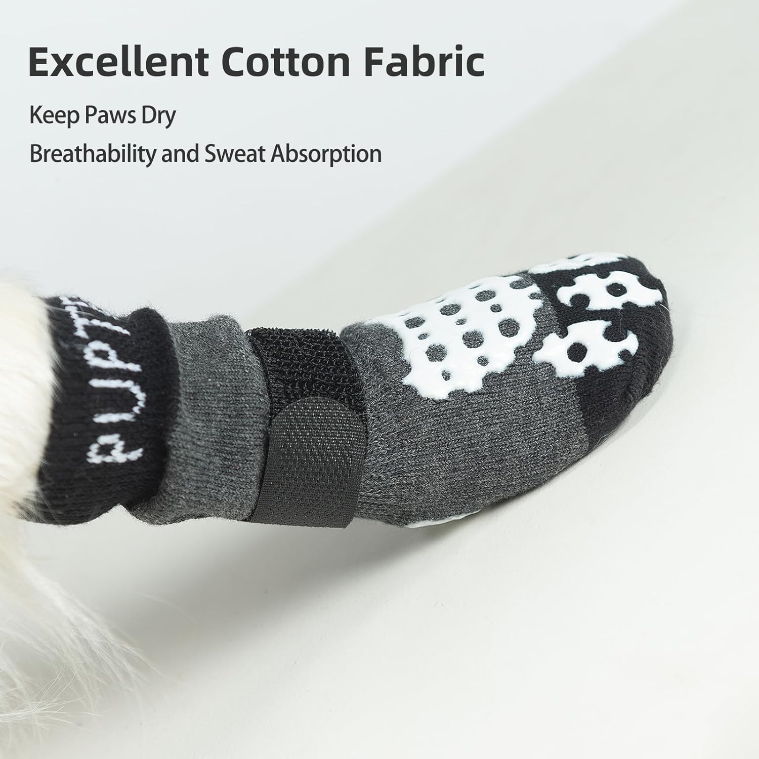 Anti-Slip Dog Socks with Double Sides Grips