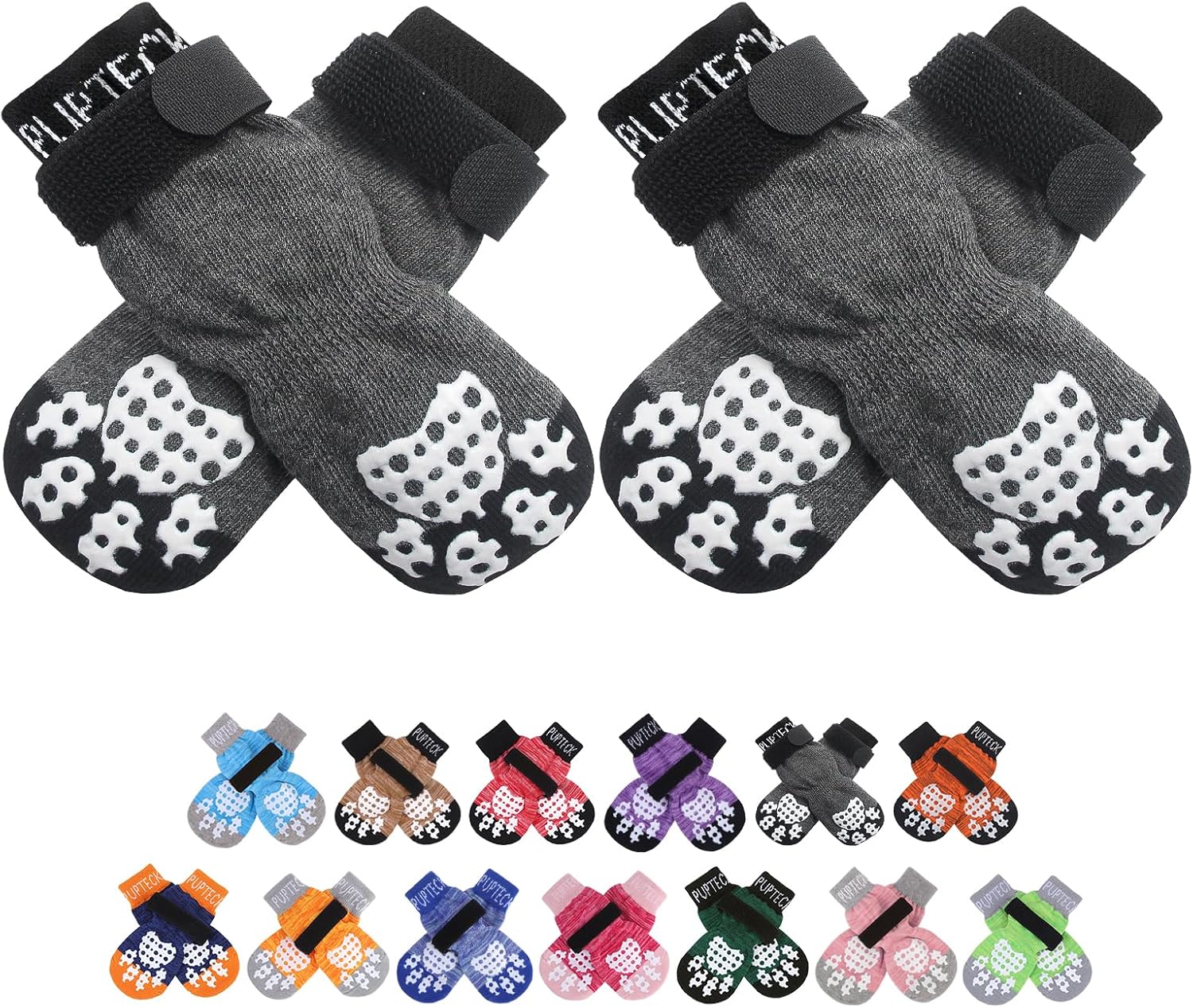 Anti-Slip Dog Socks with Double Sides Grips