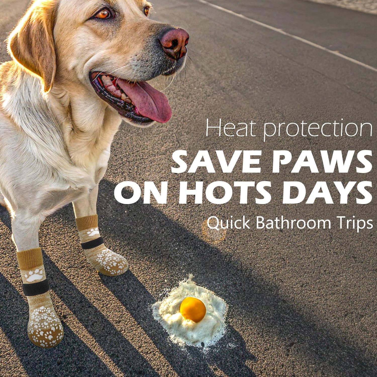 Anti Slip Dog Socks to Prevent Licking Paws